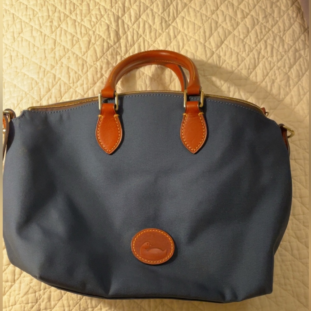 Dooney & Bourke Blue and Brown Tote